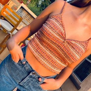 Multicolored Striped Tank Top